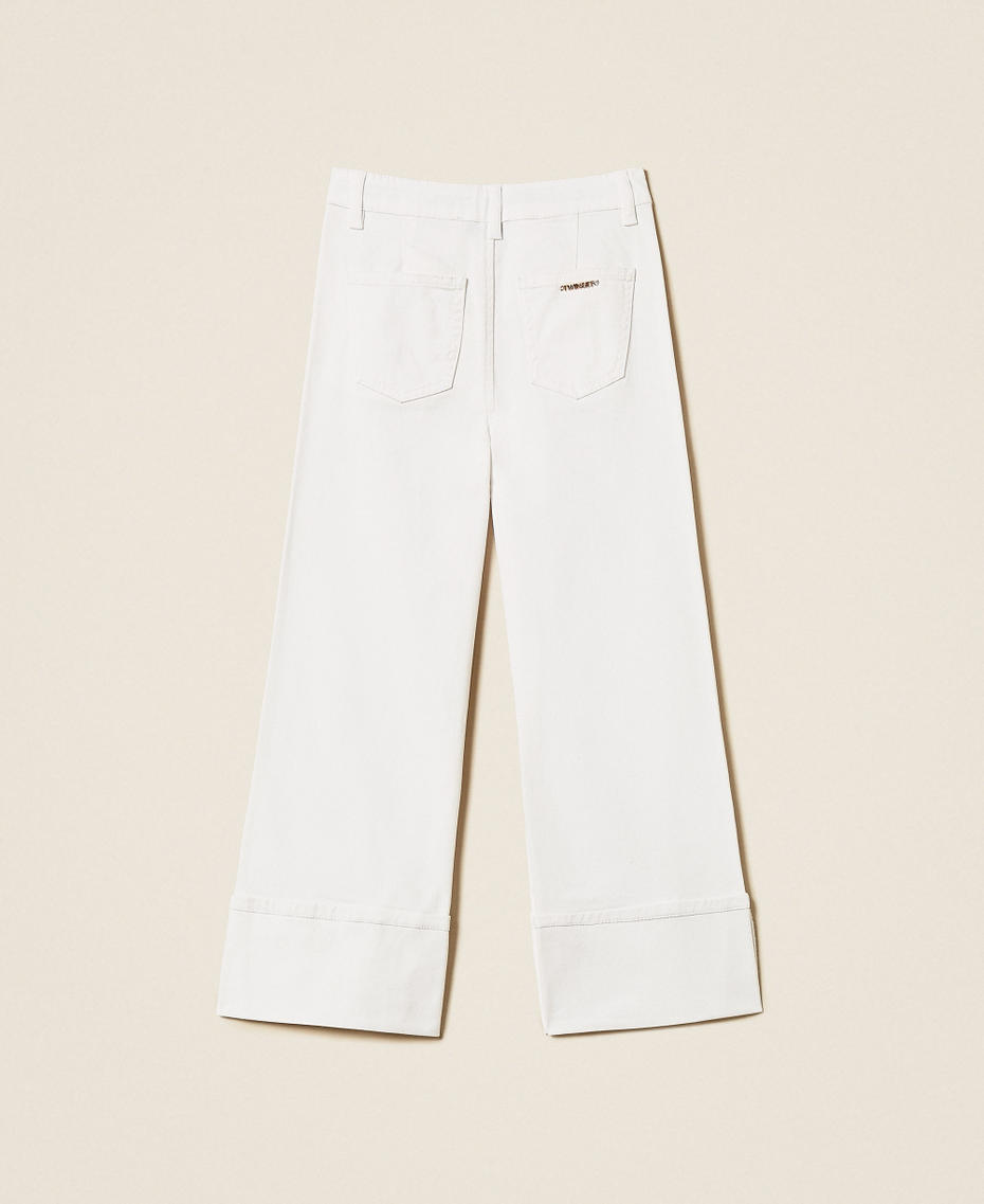 Pantalon ample en bull Off White Fille 261GJ2101_00526_S1
