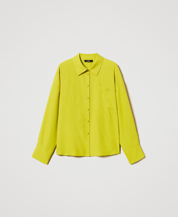 Camicia in crêpe de Chine