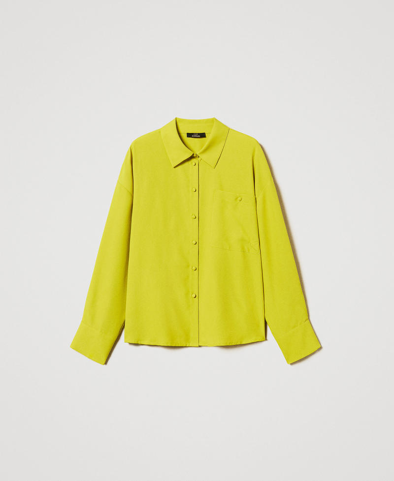Camicia in crêpe de Chine Citronelle Donna 251AP2246_00910_0S