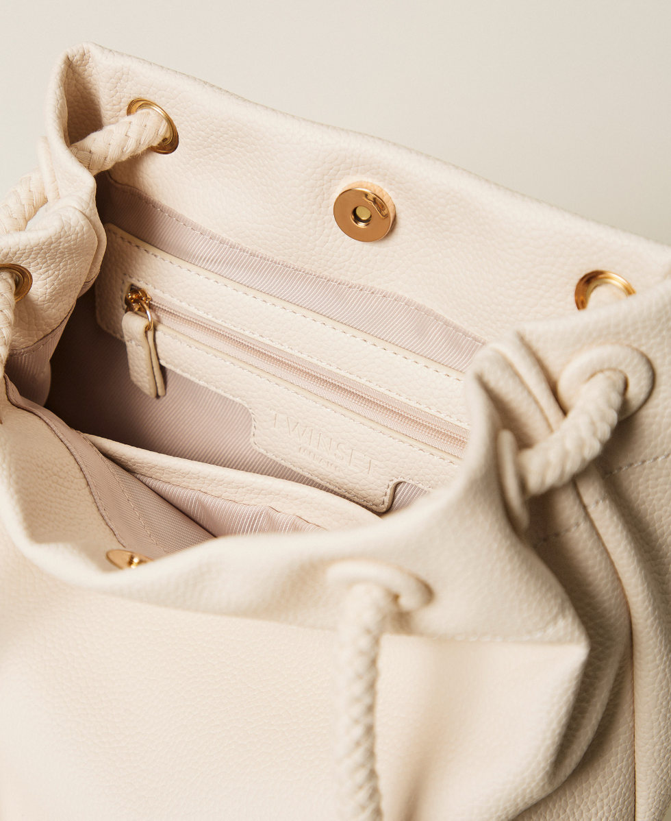 Borsa secchiello con manici in corda Madreperla Donna 261TD8191_00059_04