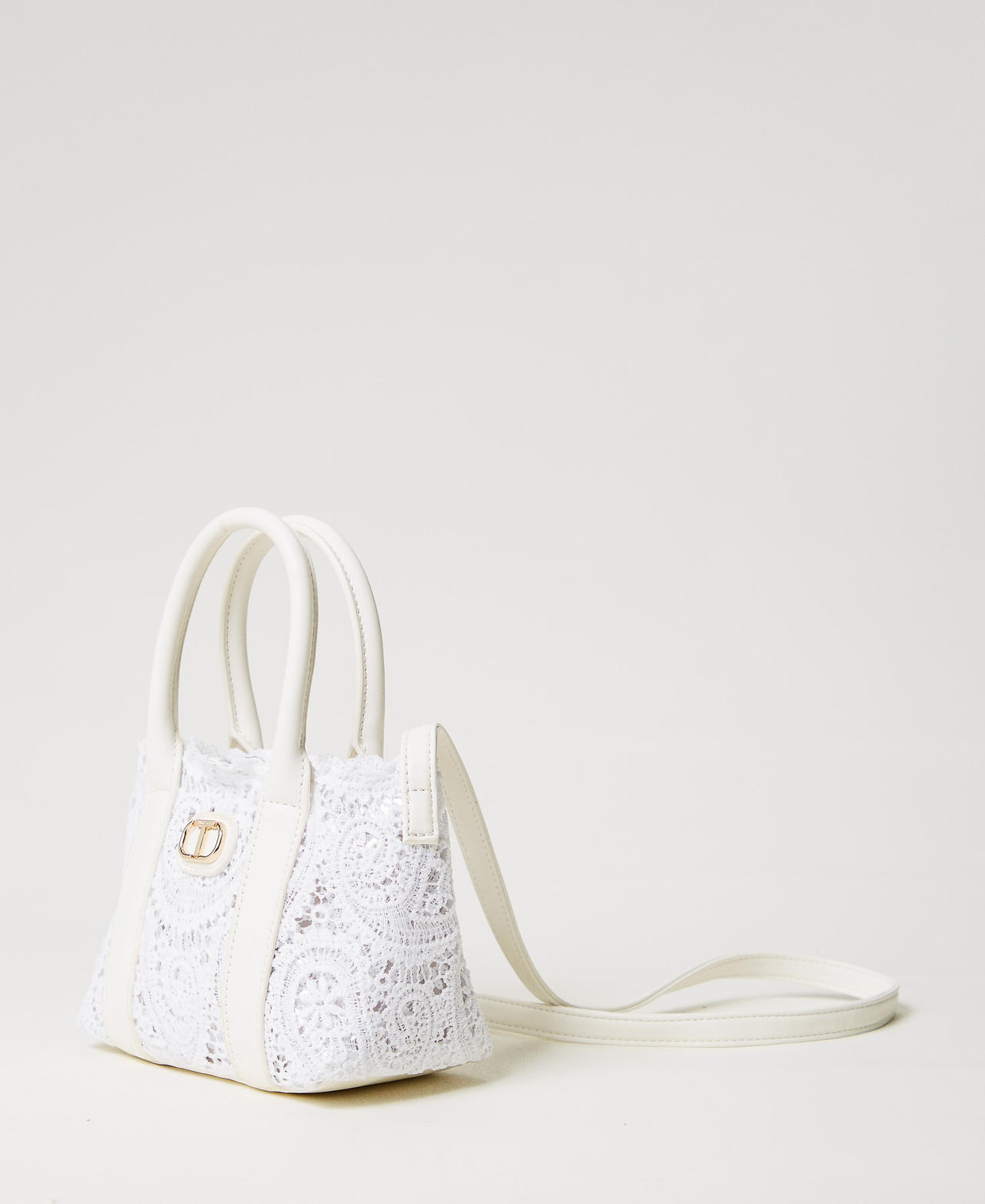 Macramé lace shoulder bag "Ice" White Girl 251GJ8014_00808_02
