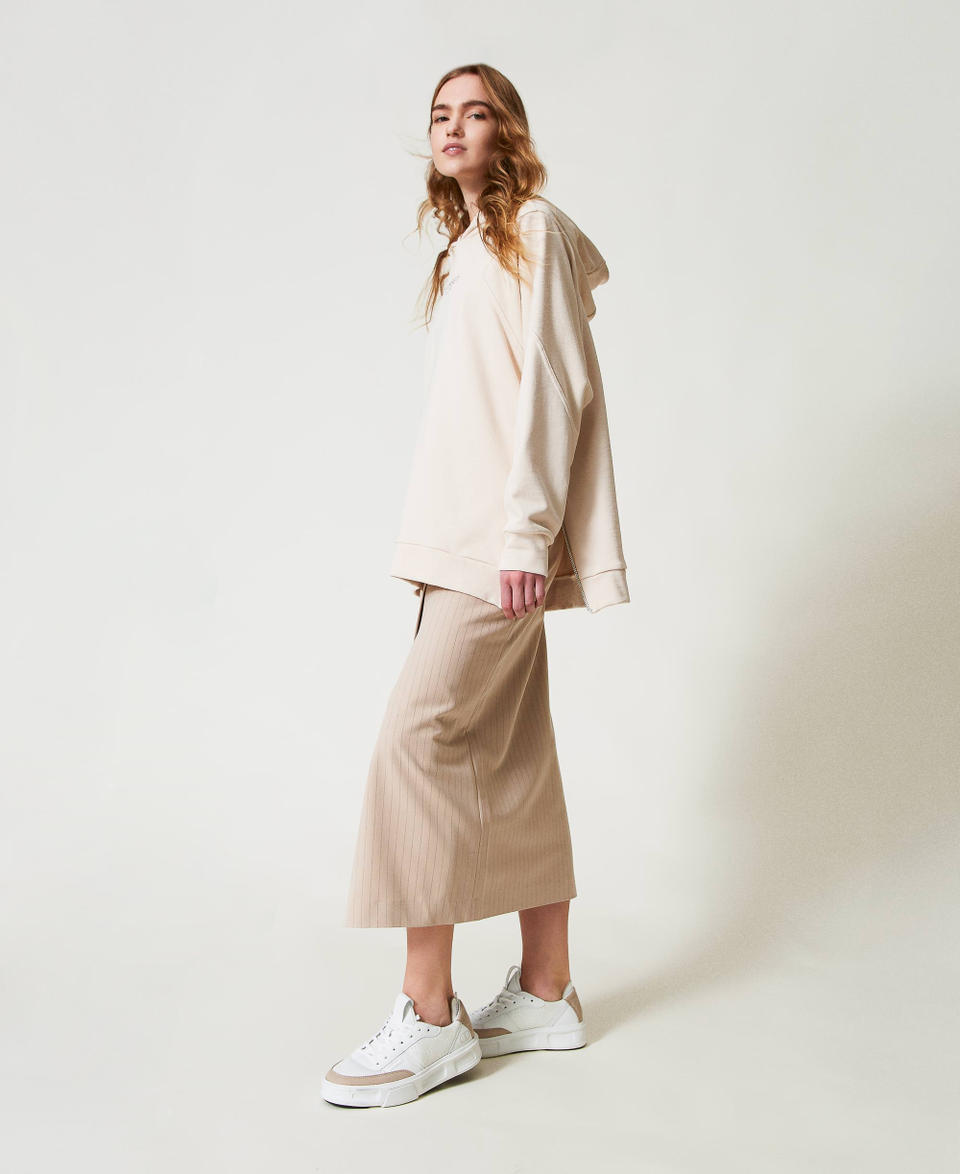 Colour block Fessura trainers White Woman 242TCP210_00001_0S