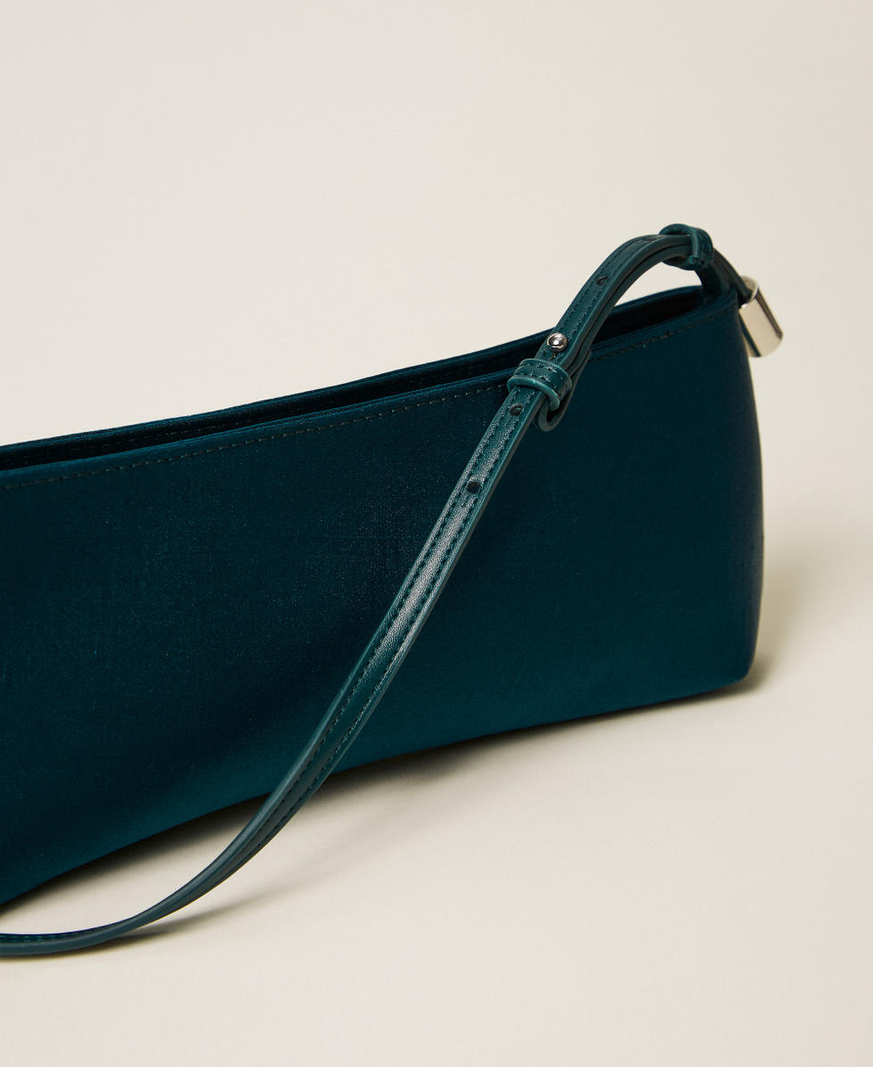 Borsa a tracolla in shantung Green Heron Donna 252AA7010_12557_03