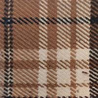 Camisa de tart&aacute;n con bordado Marr&oacute;n "Iced Coffee Tartan" Mujer 13691_C