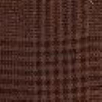 Wool cloth check caban coat with faux fur Toffee/Black Chocolate Check Woman 14037_C