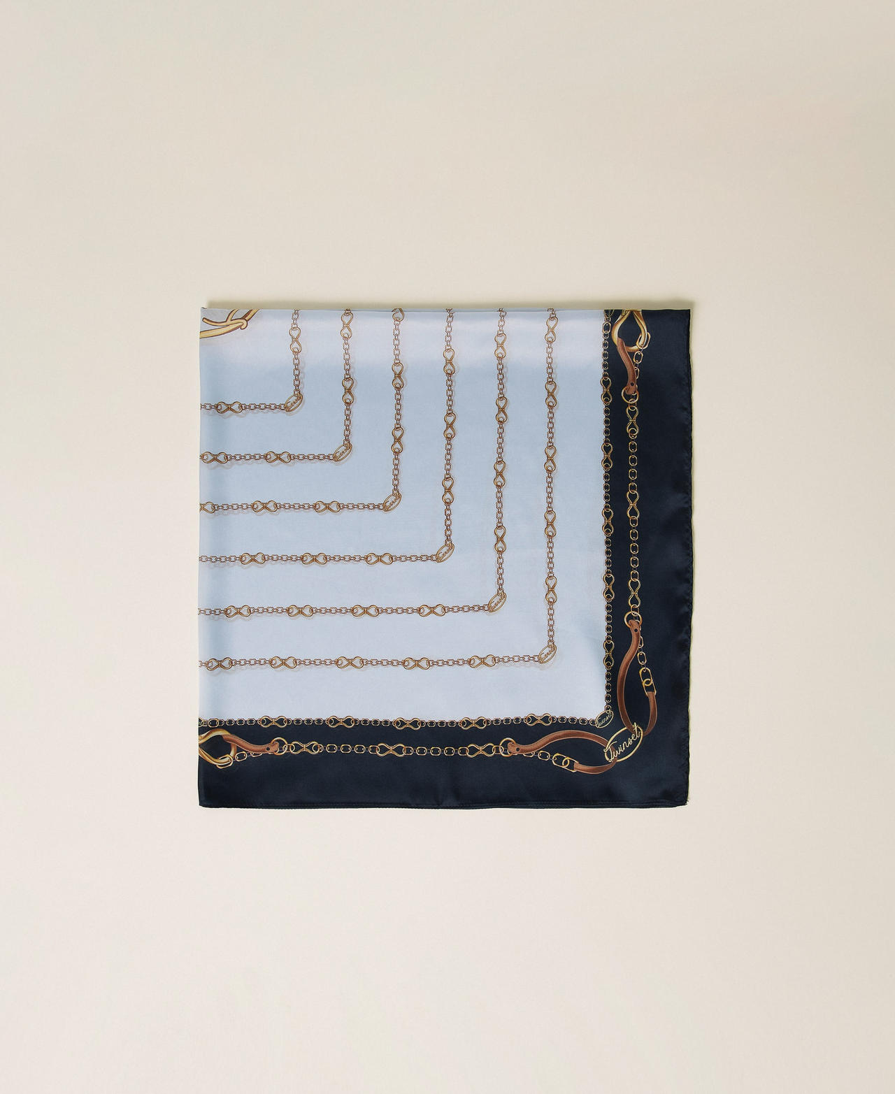 Foulard avec imprimé chaîne