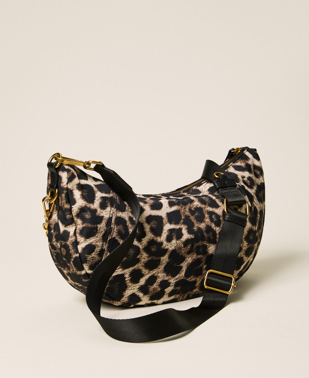 Animal print hobo bag Leopard Print Woman 262TD8072_02114_03