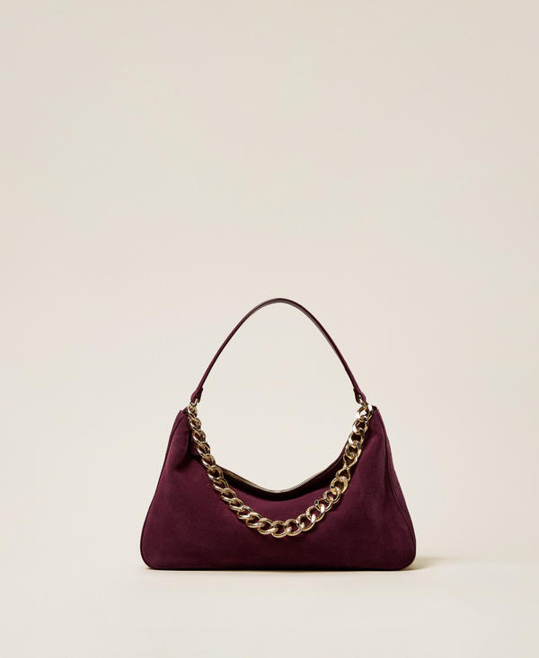 'Liliane' medium suede bag