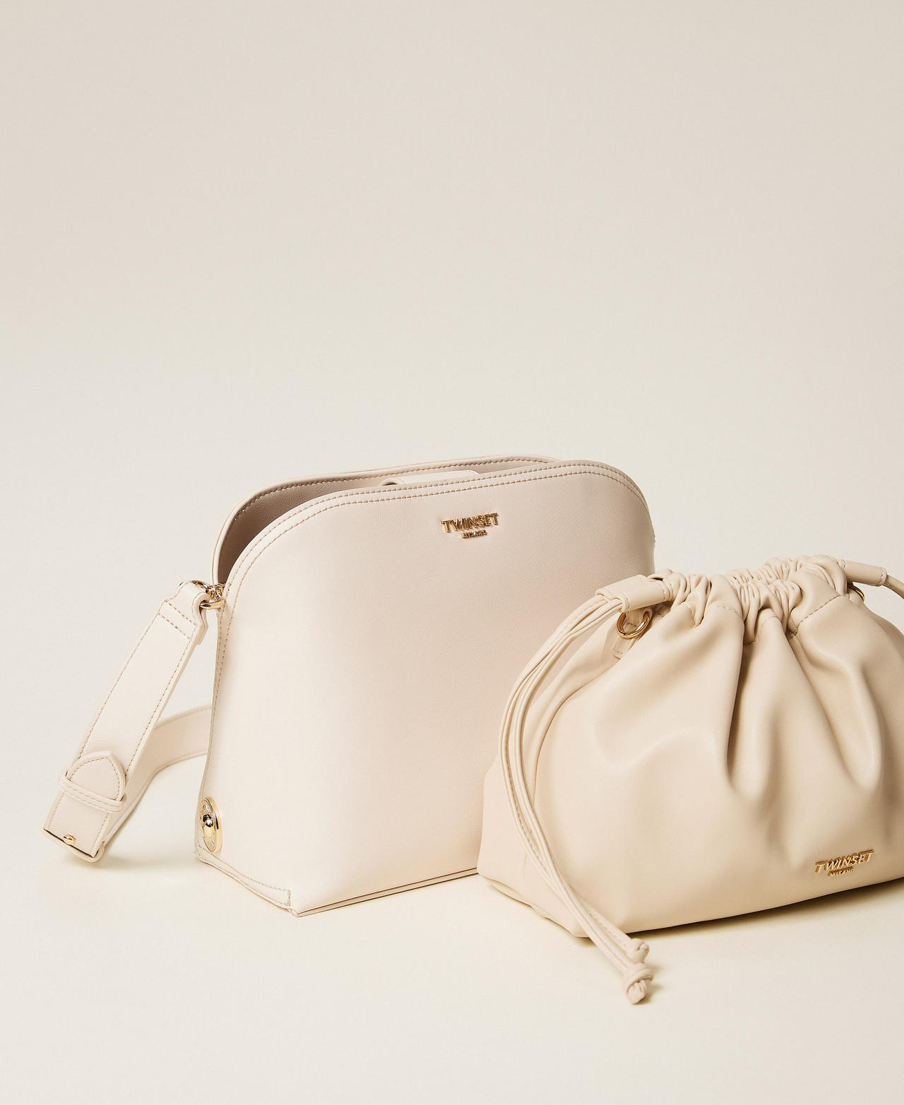 Borsa a tracolla con pochette Madreperla Donna 261TD8142_00059_02