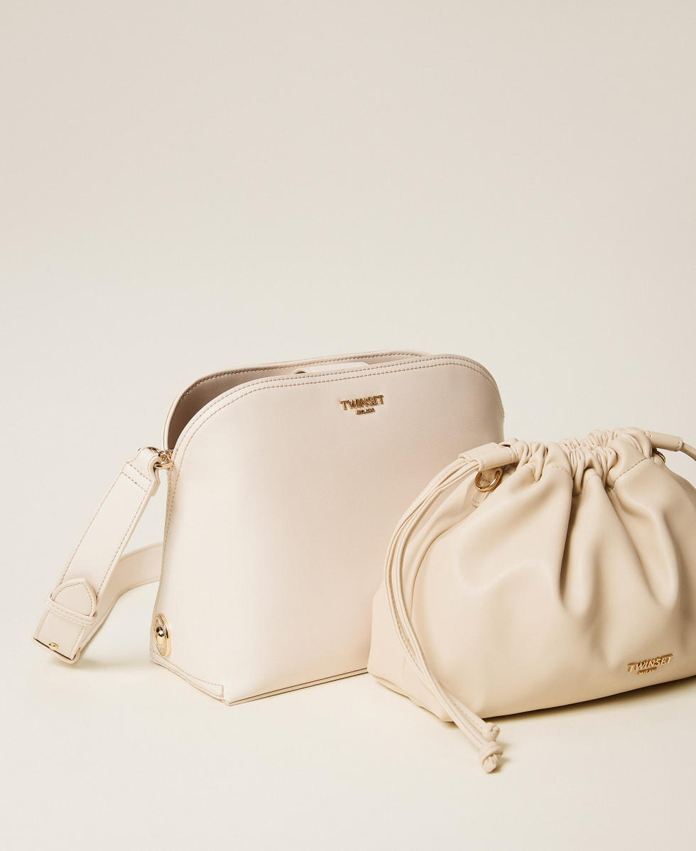 Borsa a tracolla con pochette Madreperla Donna 261TD8142_00059_02