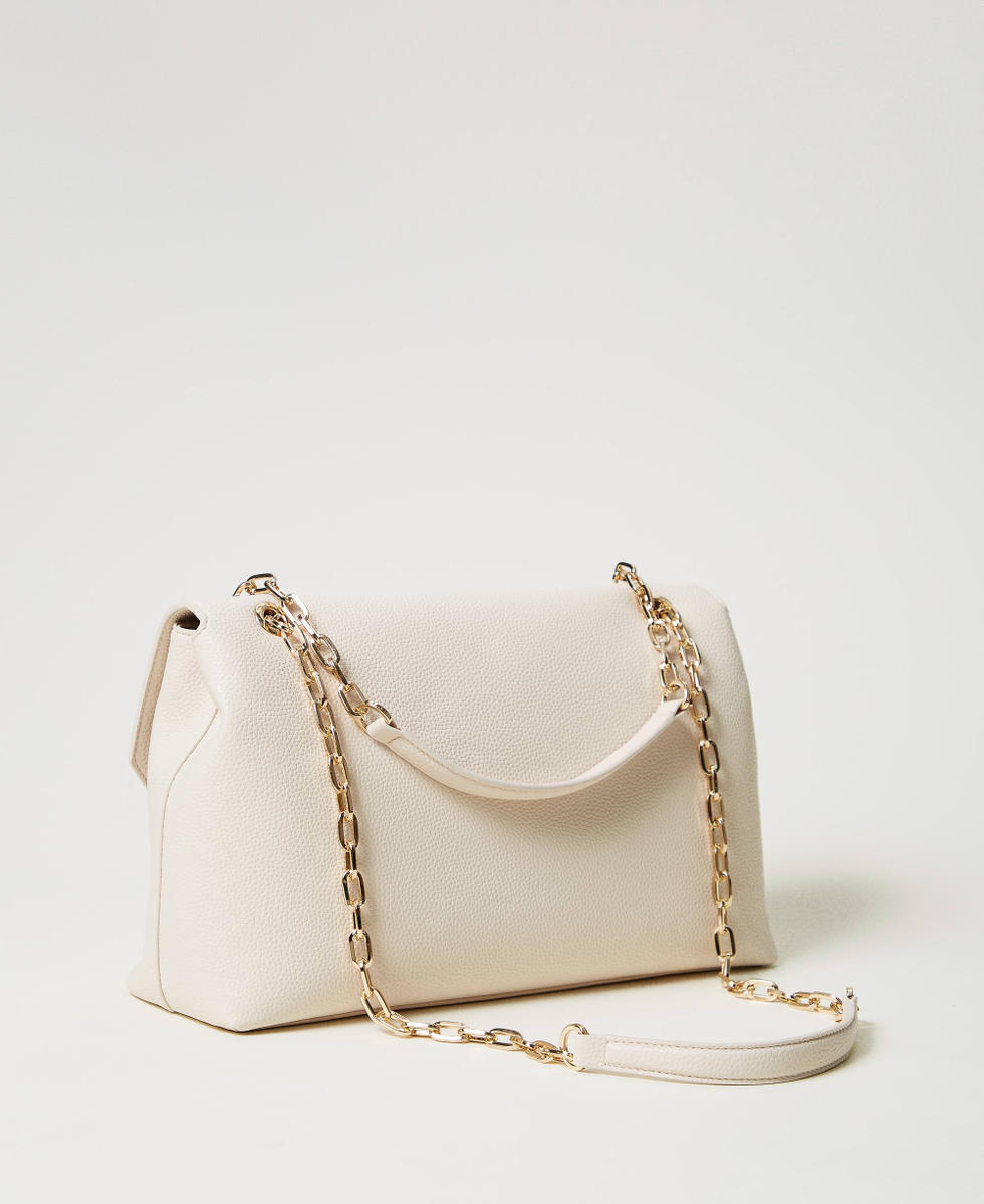 Shoulder bag with Oval T Mother Of Pearl Woman 251TB7063_00059_03