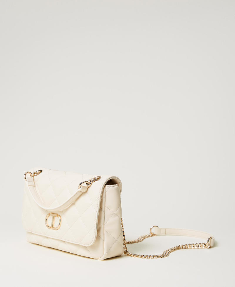 Borsa a tracolla ‘Audrey’ grande trapuntata Madreperla Donna 251TB7372_00059_02