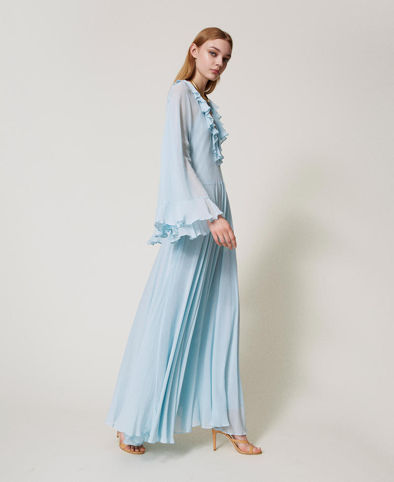 Maxikleid &bdquo;Capri&ldquo; aus Georgette mit Volants