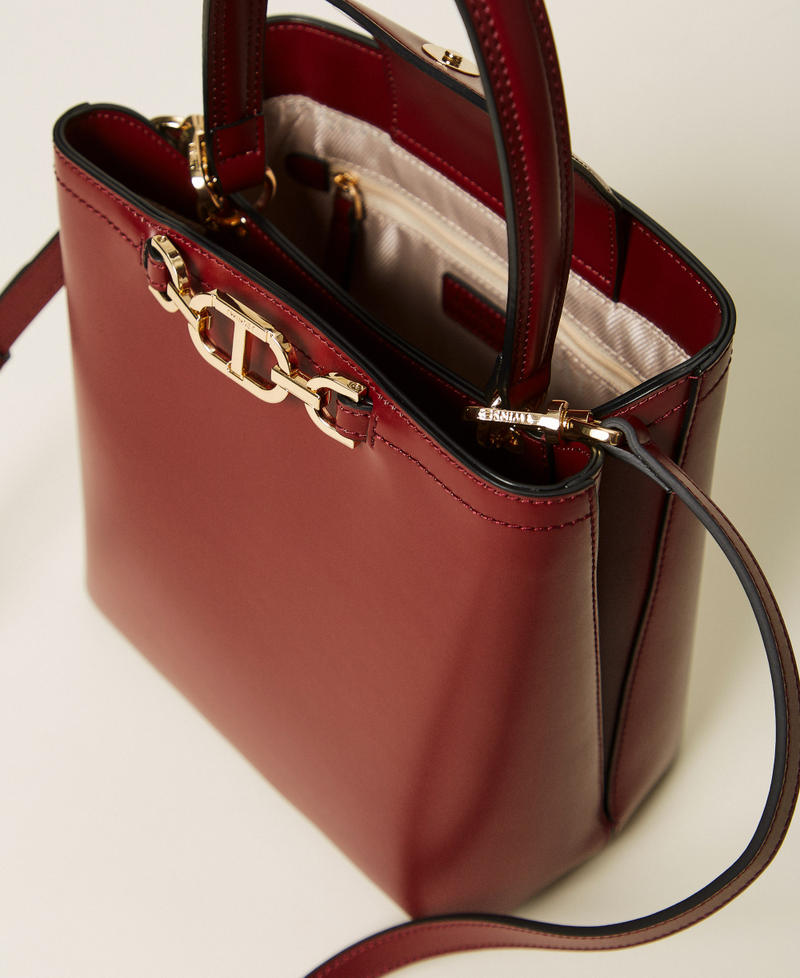Borsa 'First Class' piccola con morsetto Oval T Viola "Winetasting" Donna 252TB7304_05609_04