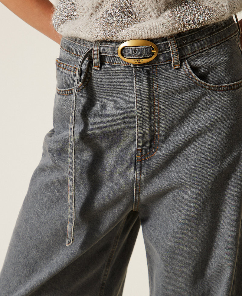 Jean ballon cinq poches Denim Gris Femme 262TT2391_00574_04