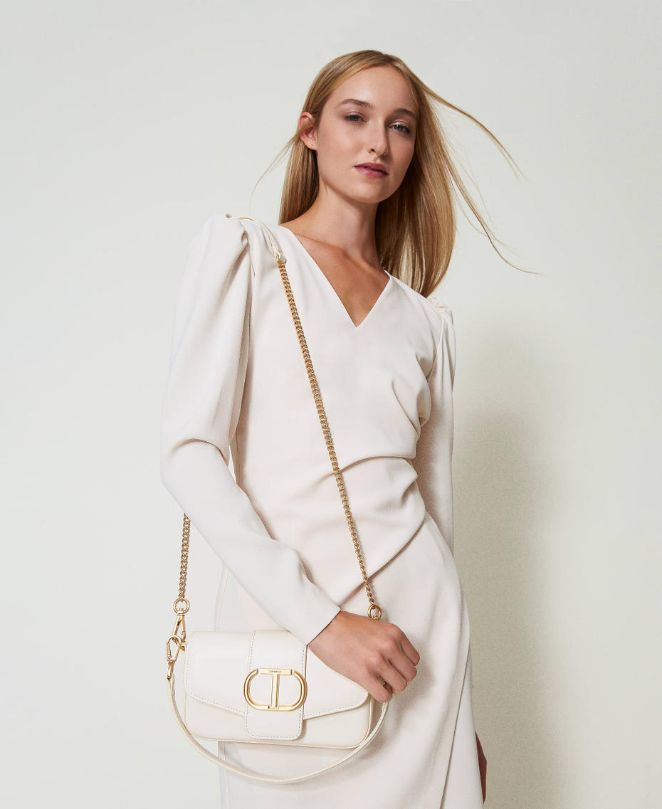 'Amie' small leather shoulder bag