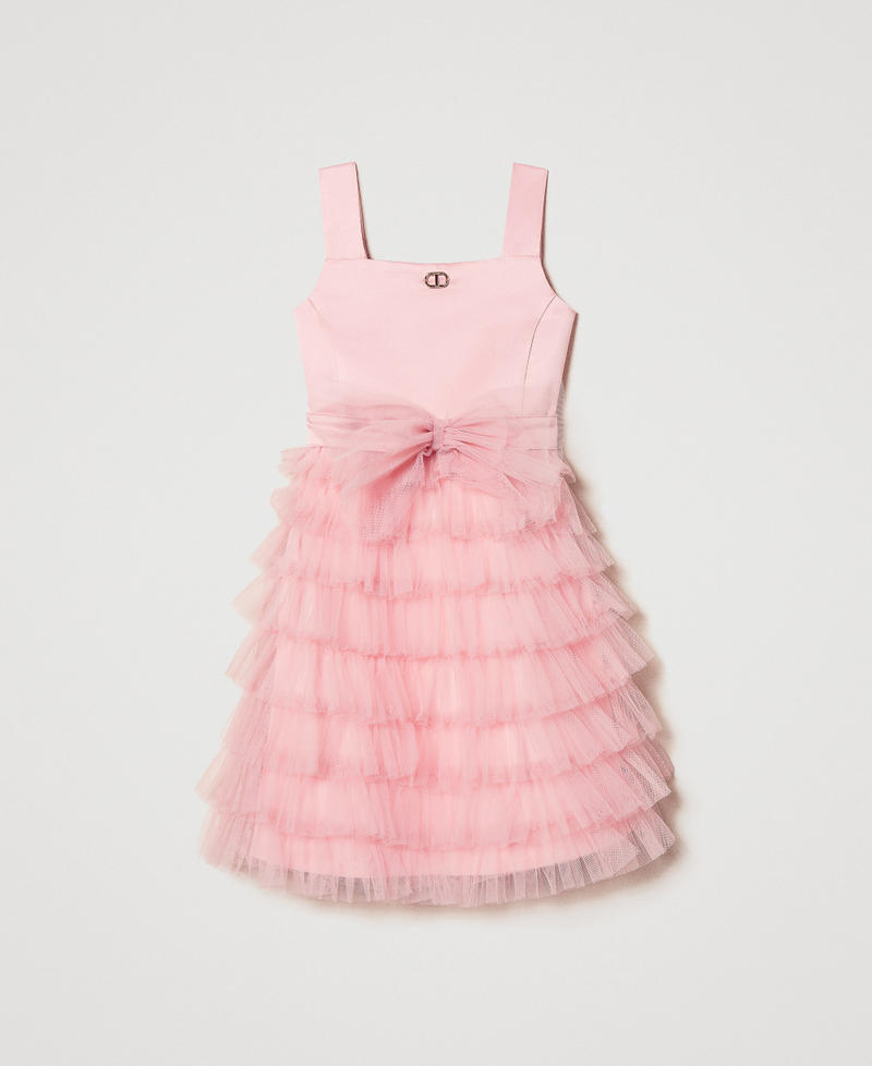 Duchesse and tulle short dress