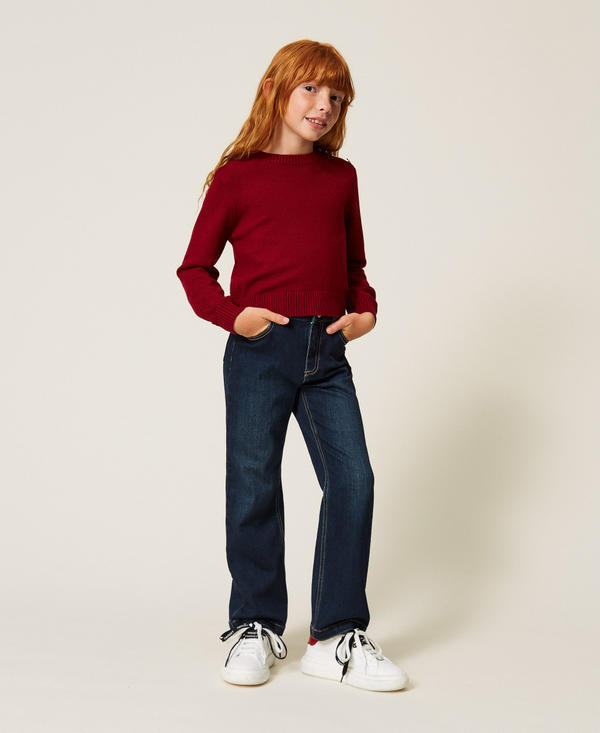 Gerade geschnittene 5-Pocket-Jeans