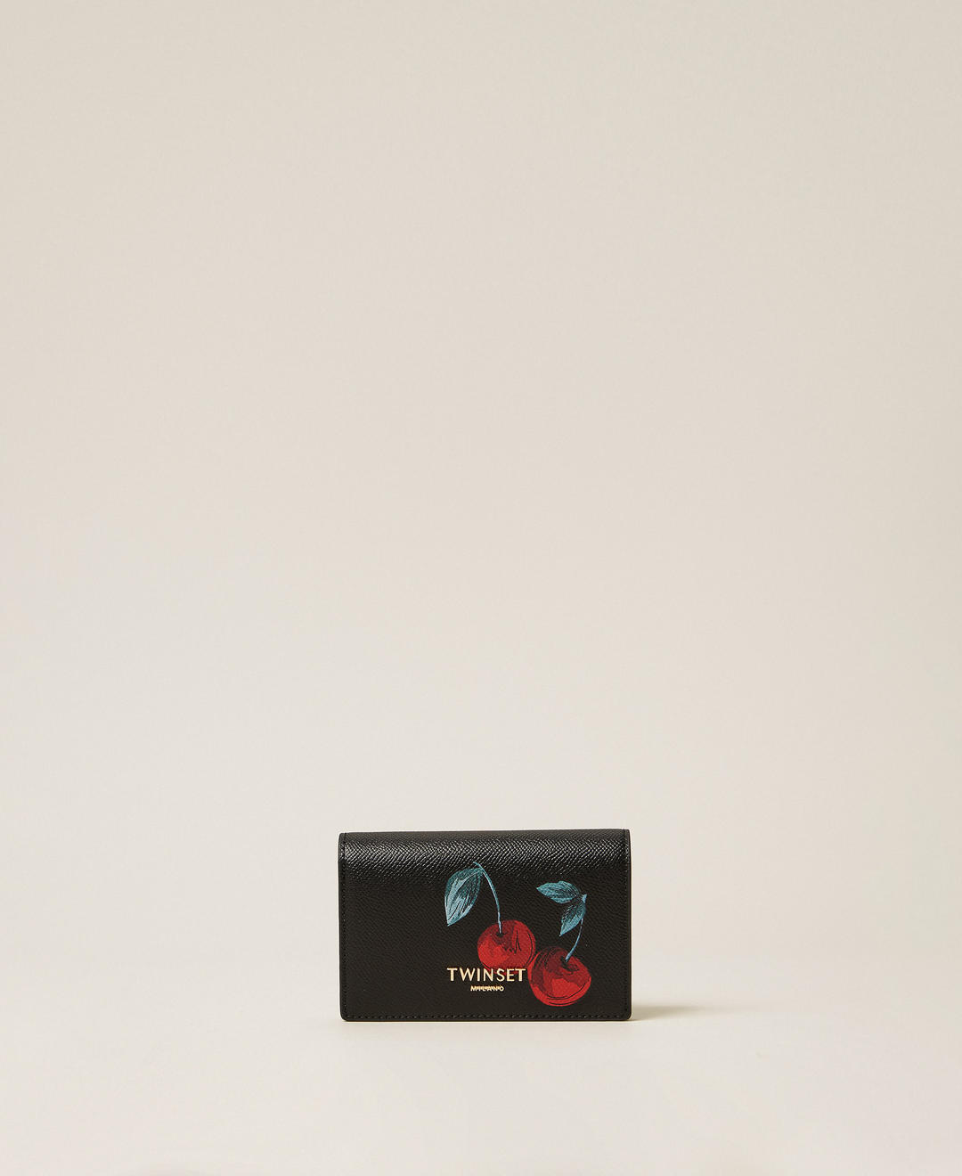 Portefeuille avec imprimé cerises
