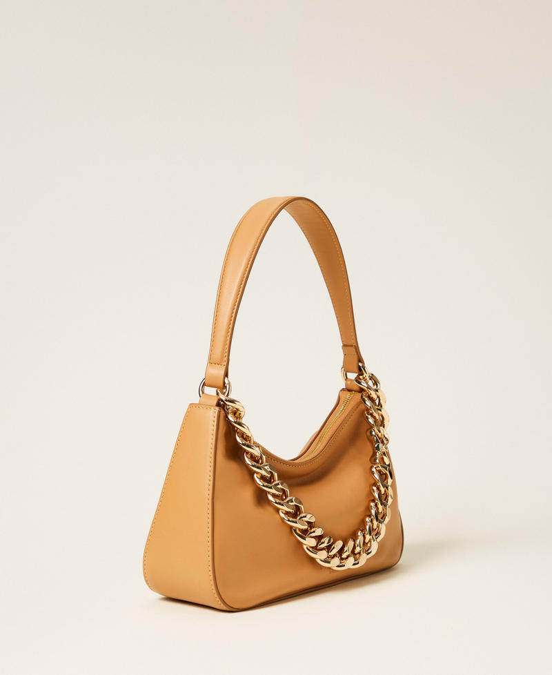 Liliane small leather bag Delicate Sand Beige Woman 999TB7012_13161_02