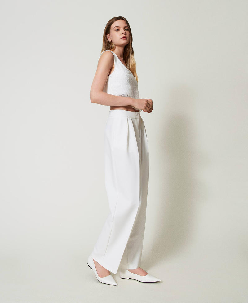 Palazzo trousers with pleats Off White Woman 242AT2132_00526_02