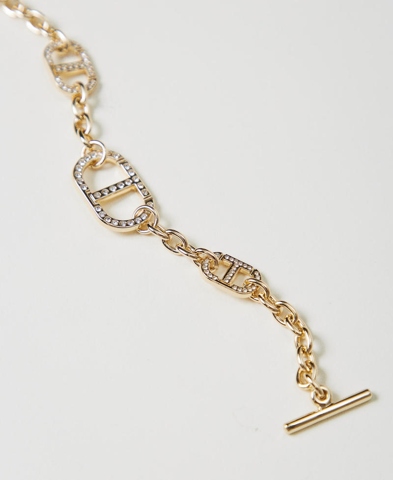 Chain bracelet with Oval T New Gold Woman 251TA4160_10630_02