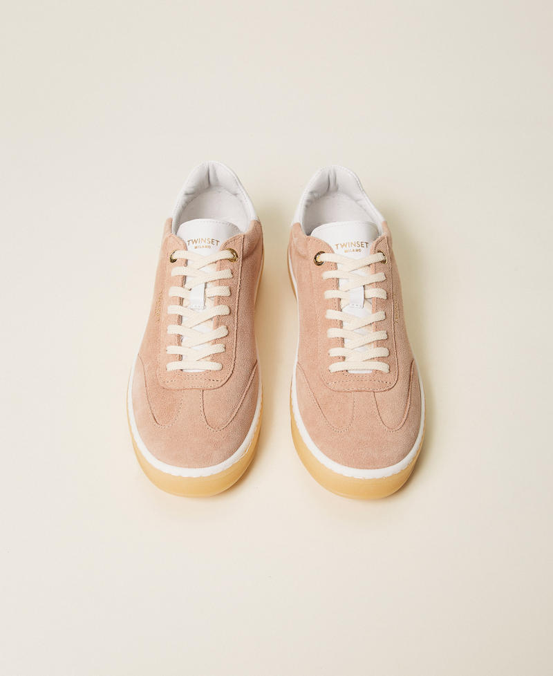 Suede trainers Cupcake Pink Woman 252TCP026_00178_04