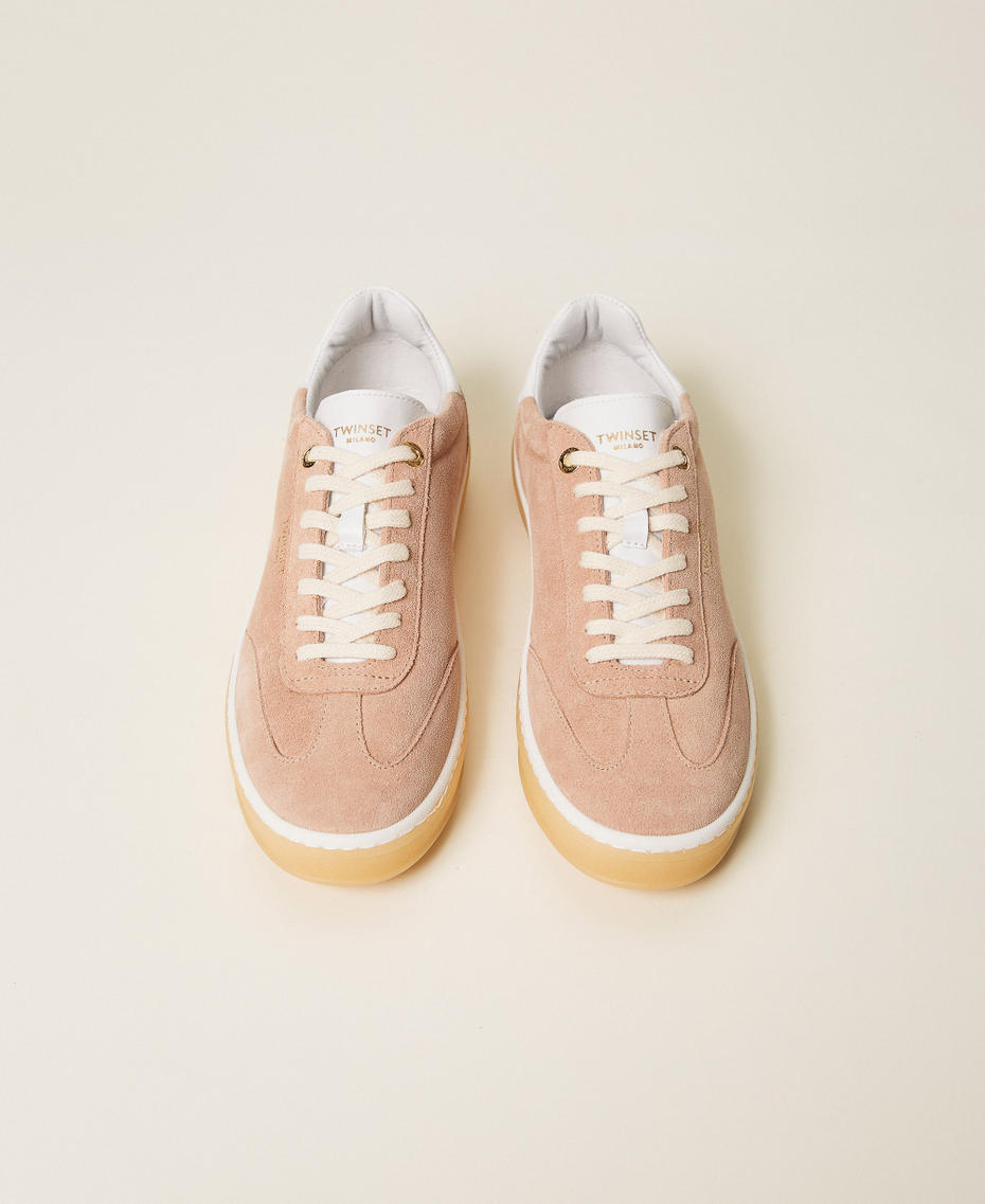 Suede trainers Cupcake Pink Woman 252TCP026_00178_04
