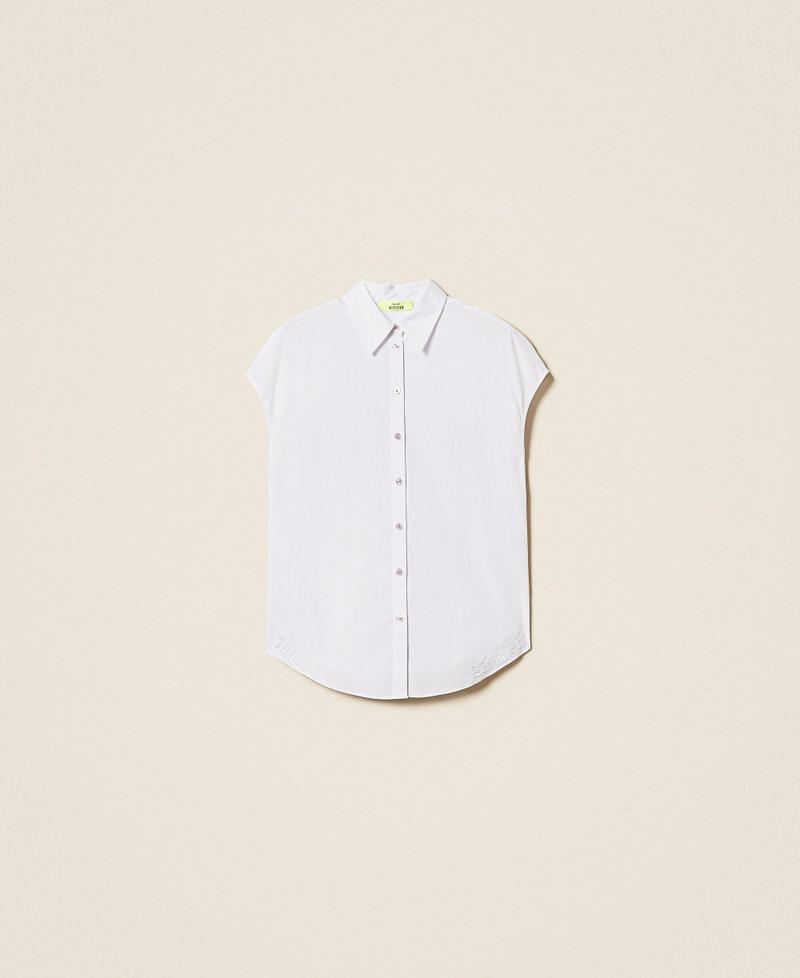 Camicia MYFO a kimono con ricamo Oxford Papers Donna 261AQ2032_13559_S0