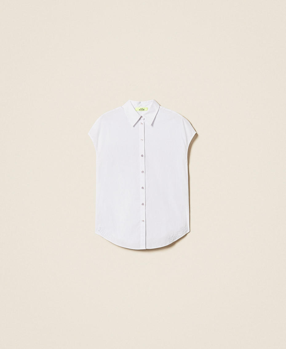 Camicia MYFO a kimono con ricamo Oxford Papers Donna 261AQ2032_13559_S0