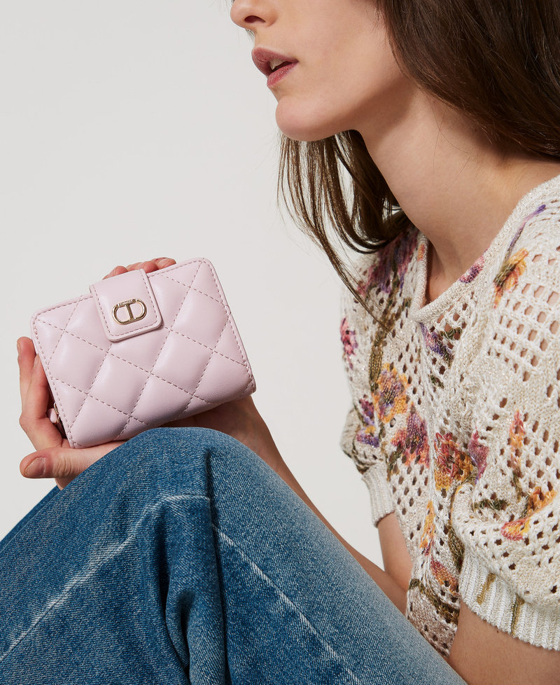 ‘Audrey‘ quilted wallet Parisienne Pink Woman 251TB7376_00714_0T