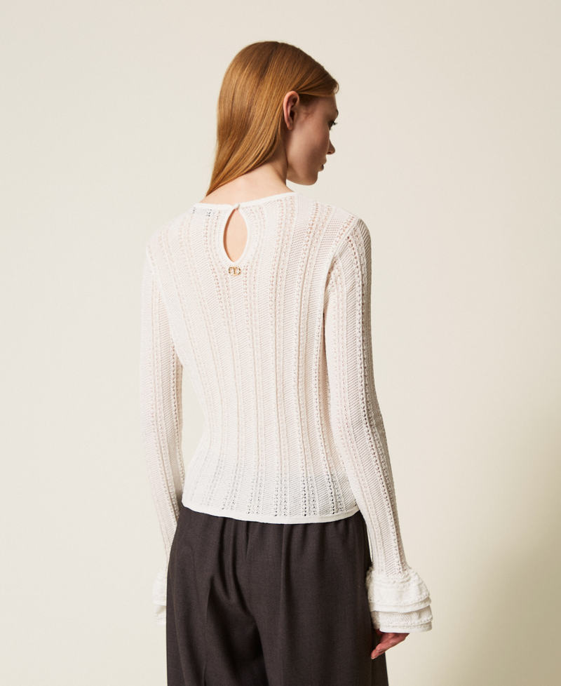 Jersey ceñido con volantes Lirio Mujer 252TP3181_00381_03