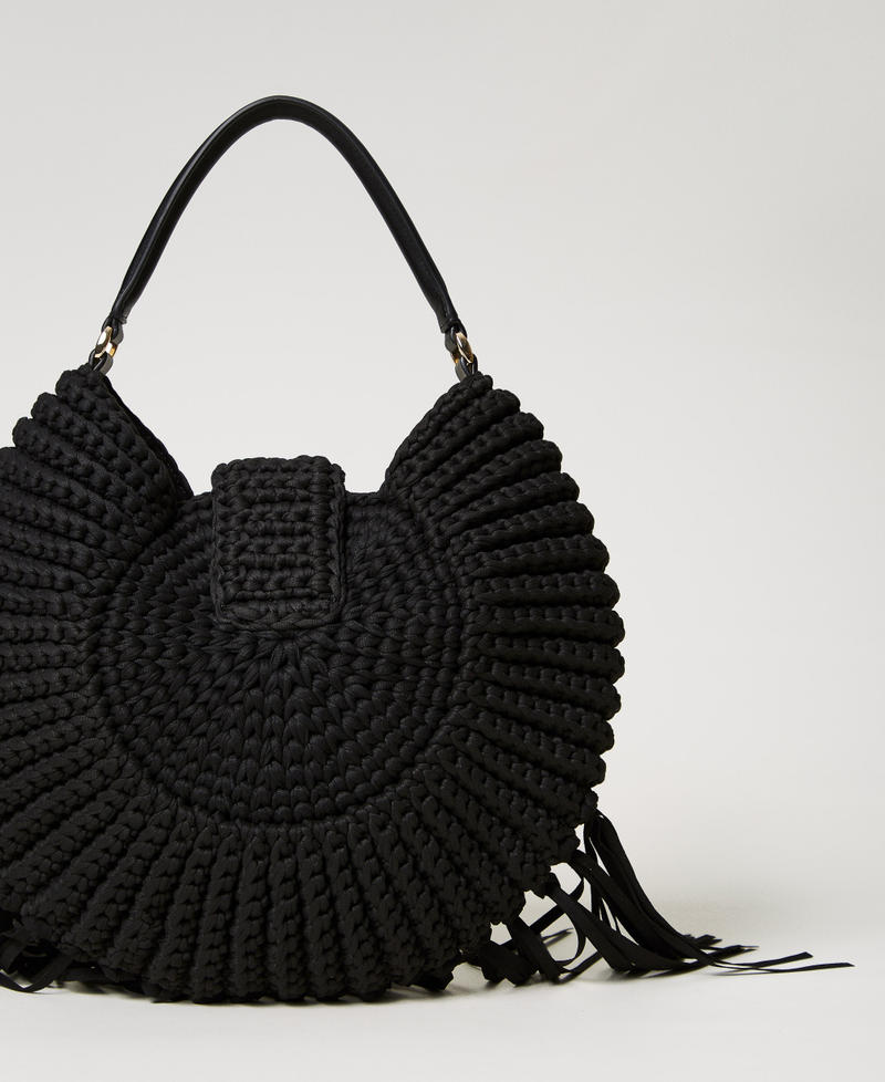 Borsa hobo ‘La Coquillette‘ crochet