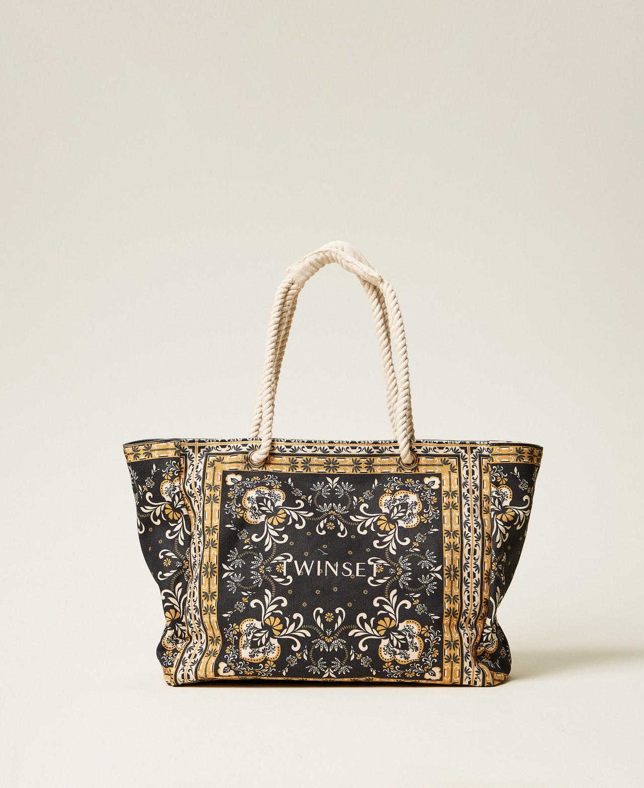 Cabas en toile avec imprimé