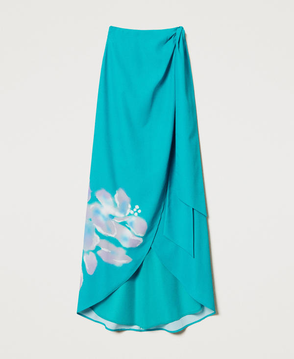 MYFO Pareo-Maxirock mit Print