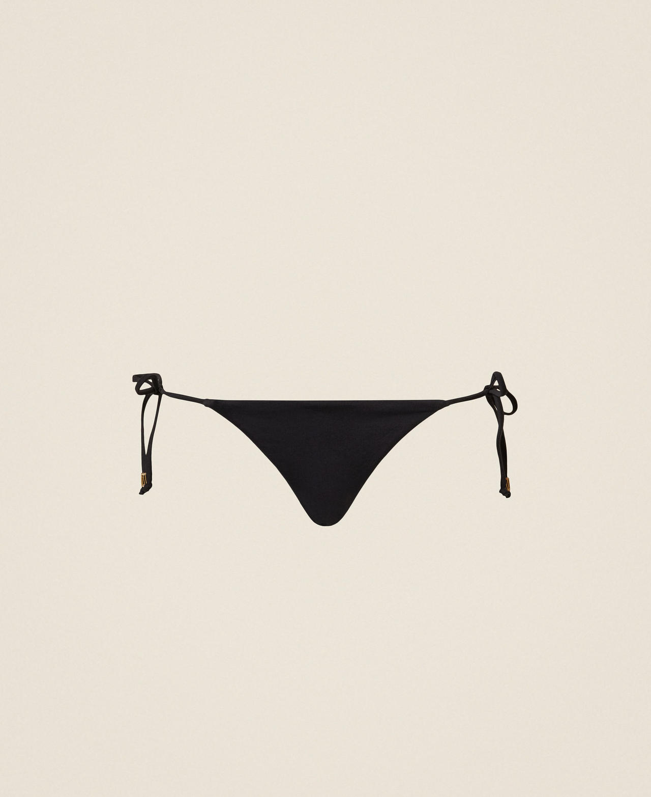 Tanga de bain avec lacets et logo