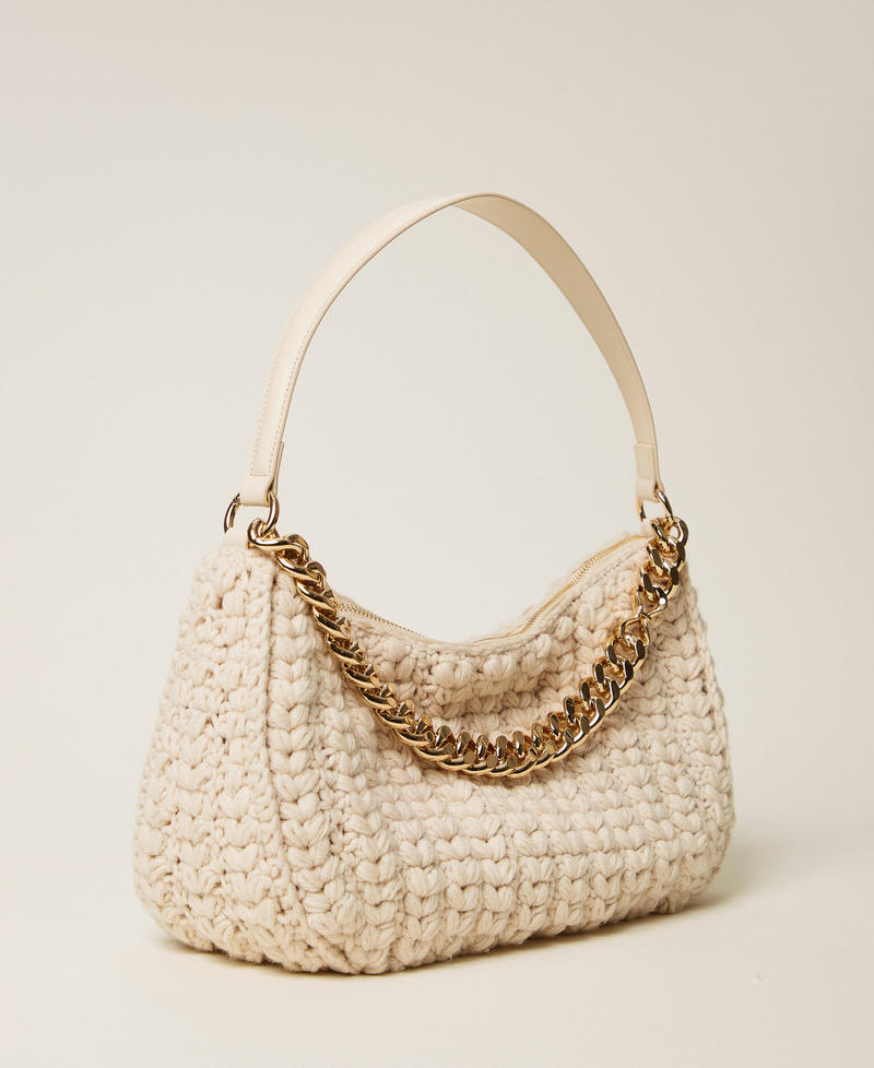 'Liliane' crochet bag "Parchment" Beige Woman 262TB7260_07222_02