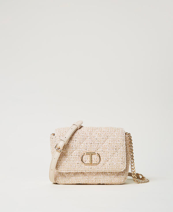 Borsa a tracolla ‘Audrey’ piccola jacquard