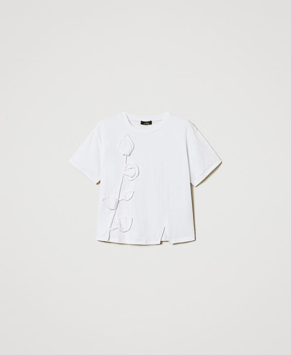 TWINSET 売れ筋商品|||ツインセット Tシャツ トップス レディース T-shirts White TWINSET Milano