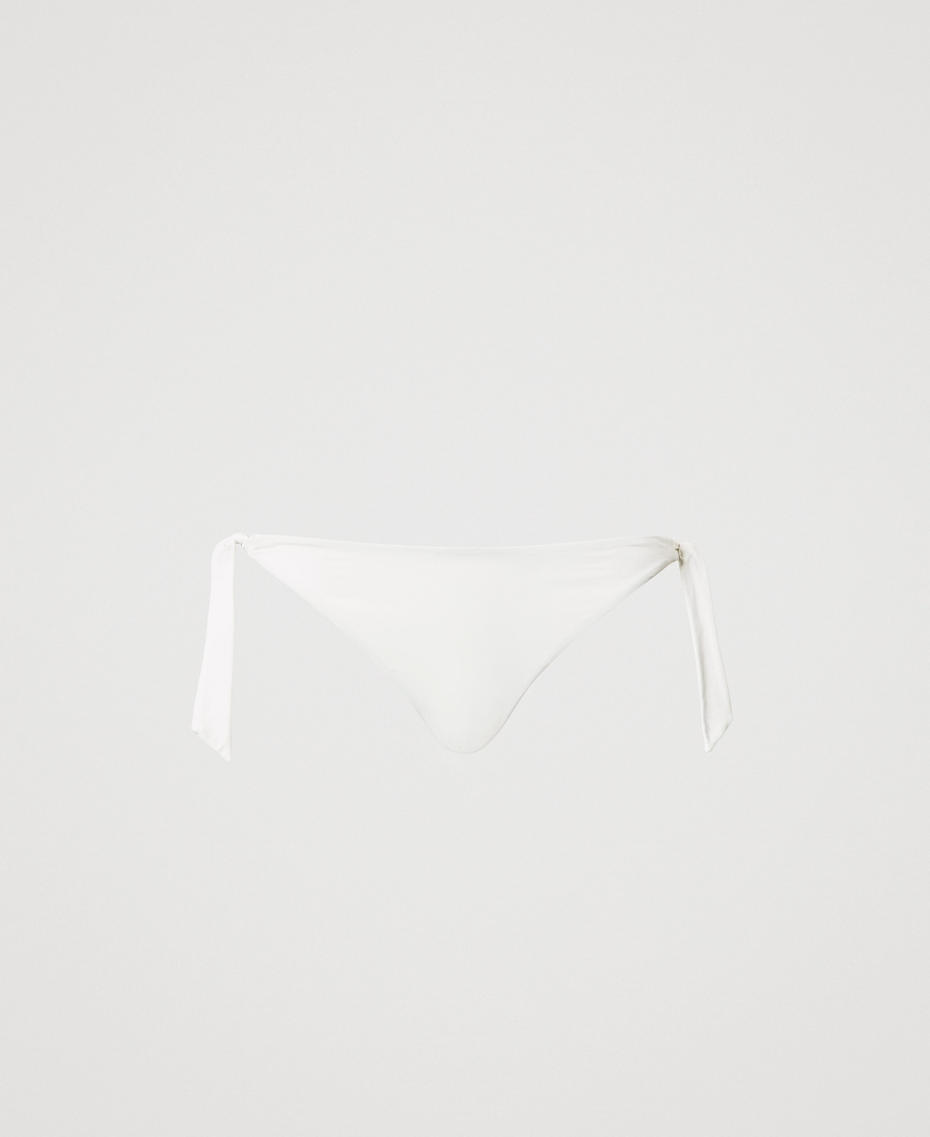 Brazilian bikini bottom with bows Sugar White Woman 251LMMV77_00632_S0