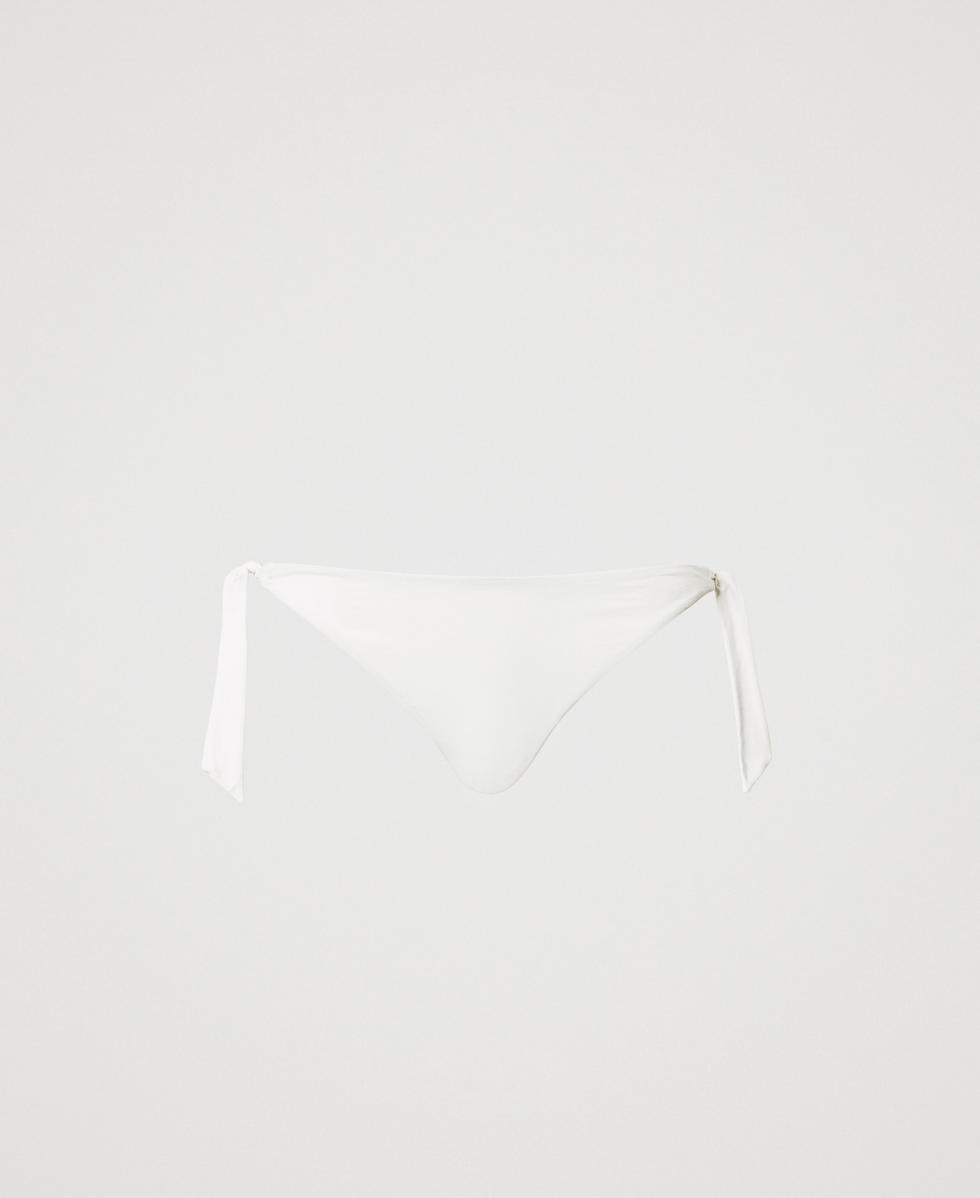 Brazilian bikini bottom with bows Sugar White Woman 251LMMV77_00632_S0