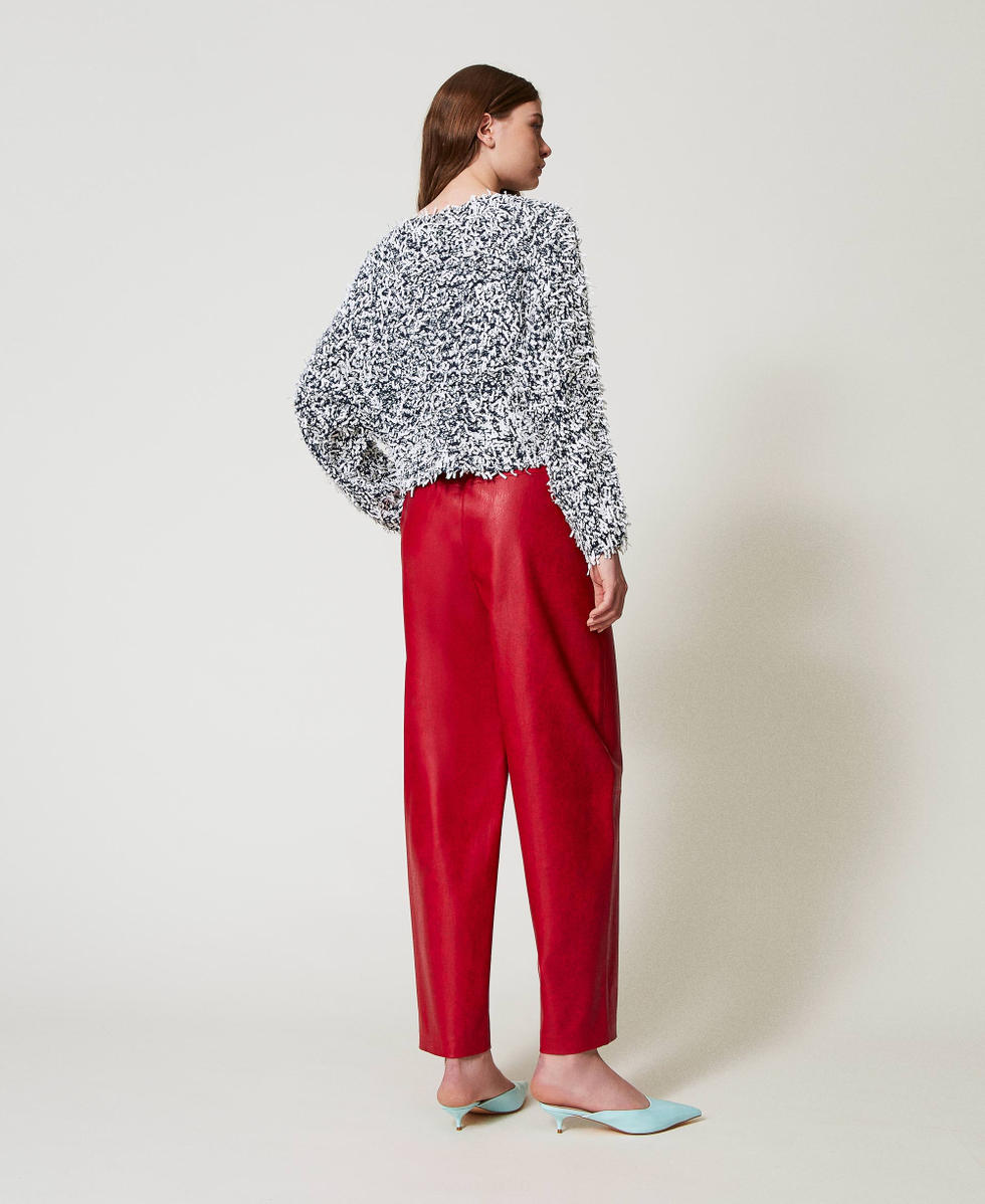 Pantalon barrel effet cuir Love Potion Femme 251AP2114_12120_02