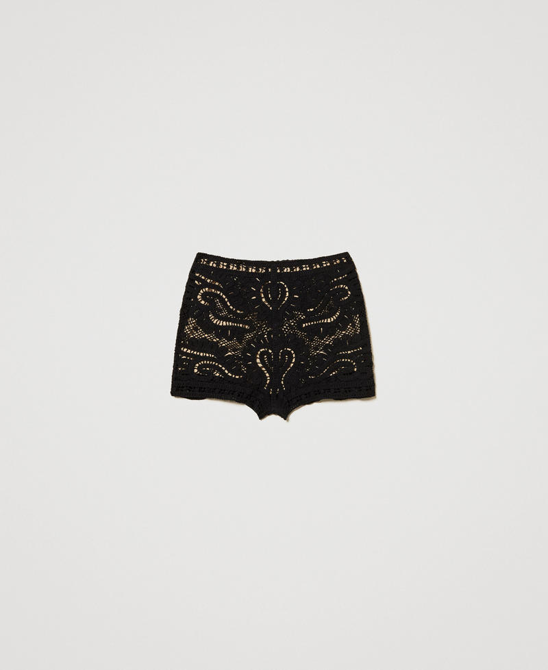 'Ventotene' crochet shorts Black Woman 251TS3032_00006_0S