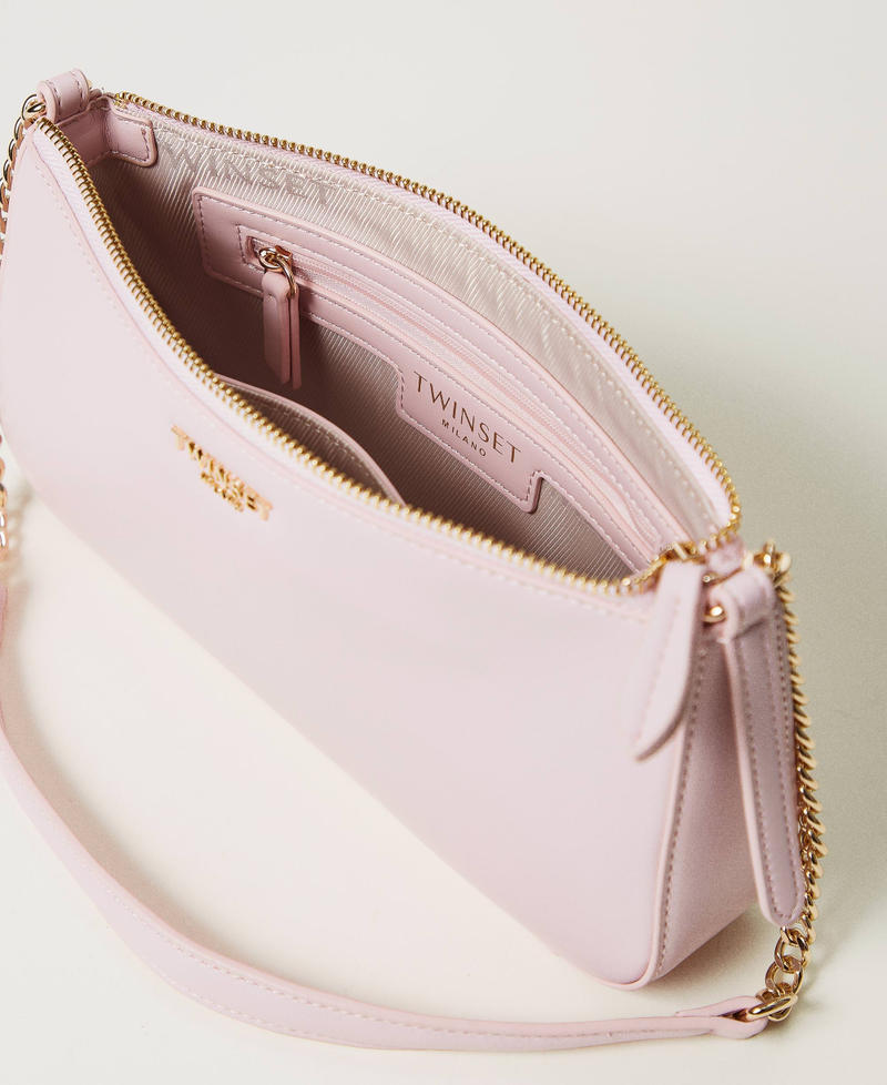 ‘Passepartout’ shoulder bag with logo Parisienne Pink Woman 251TB7330_00714_04