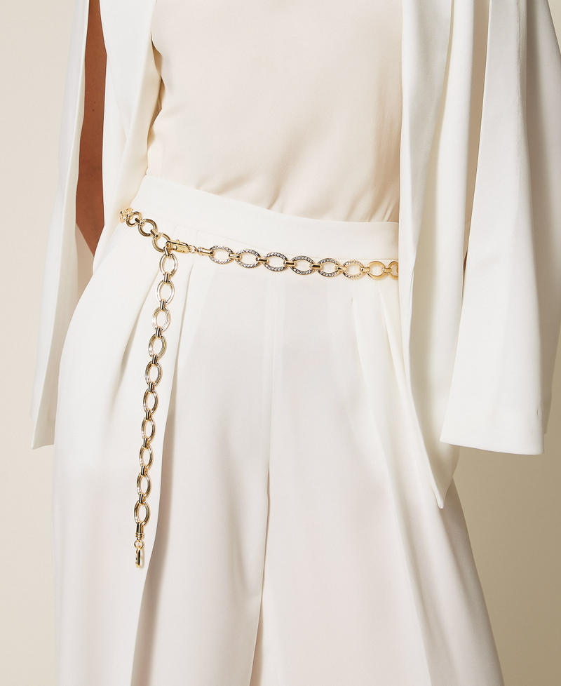 Ремень-цепочка с Oval T Старое Золото женщина 252TO5360_12616_T0