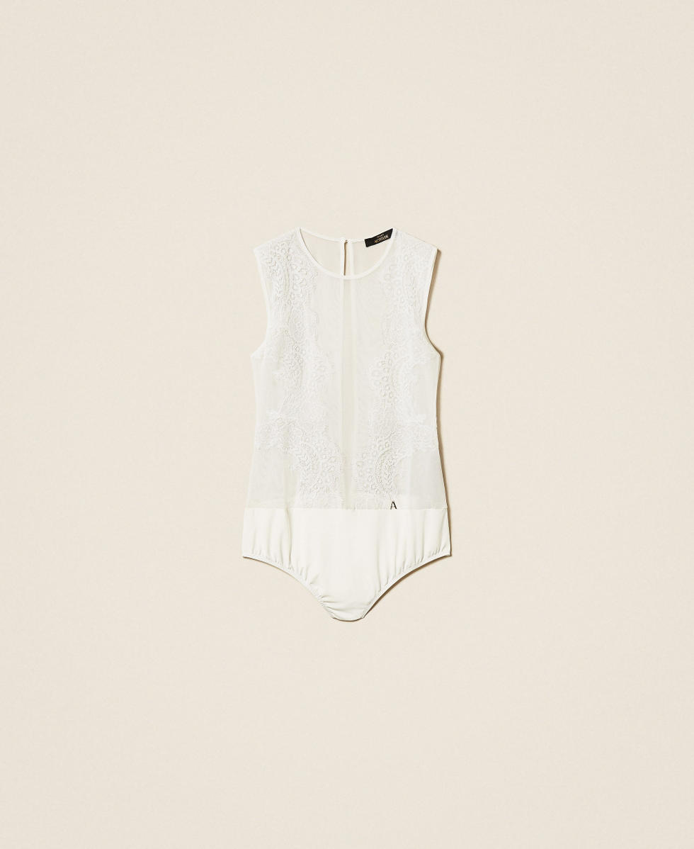 Body aus T&uuml;ll mit Spitze