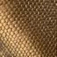 Sandale aus Metallic-Leder Karung-Print Gold Frau 13829_C