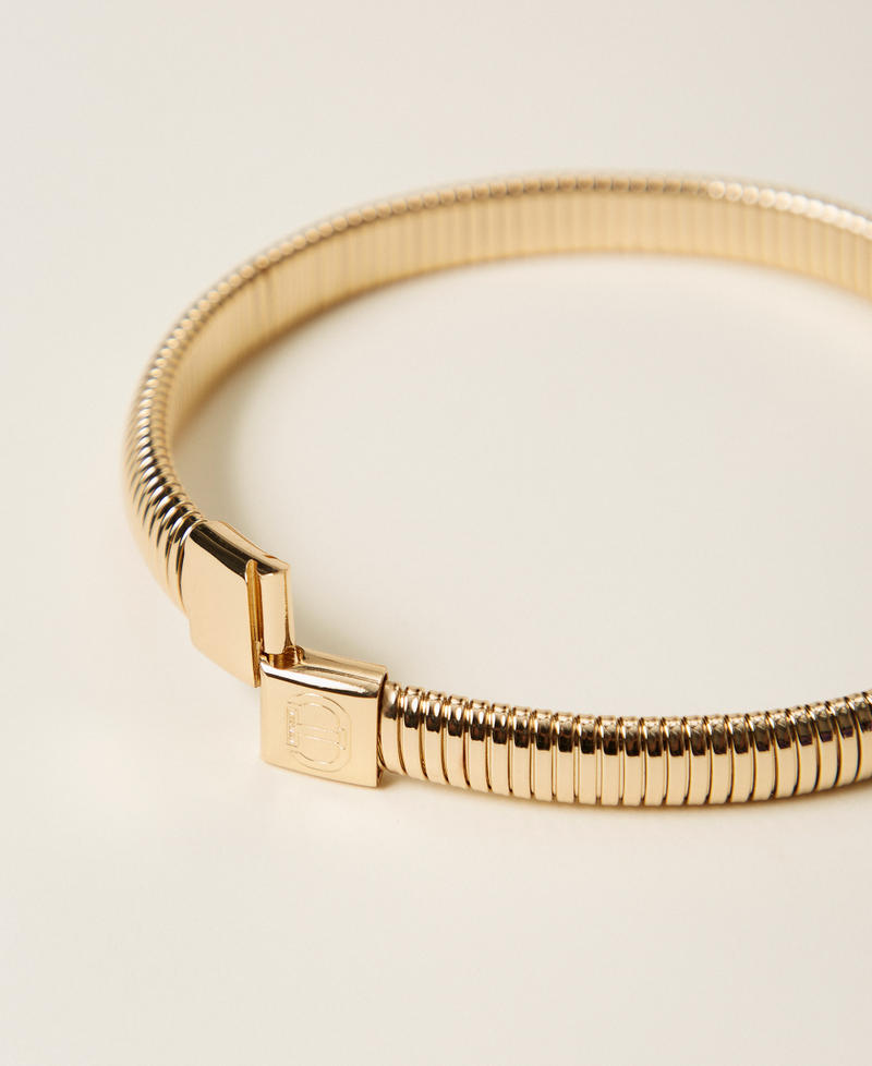 Fessura Snake print choker necklace New Gold Woman 252TO5330_10630_02