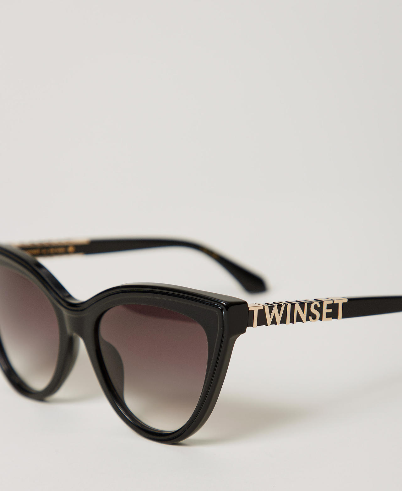 Butterfly sunglasses Shiny Black Woman 999TZ5065_11240_03