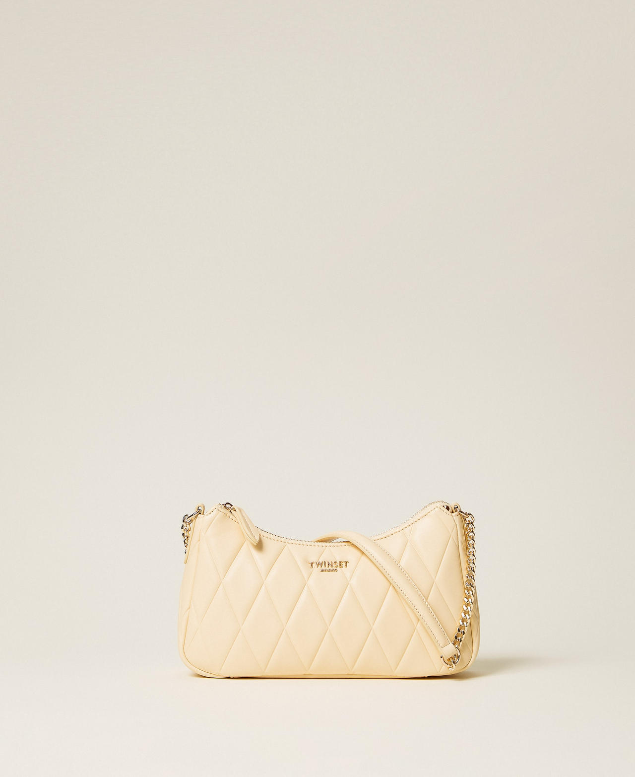 Quilted shoulder bag Pastel Yellow Woman 261TB7284_00323_01